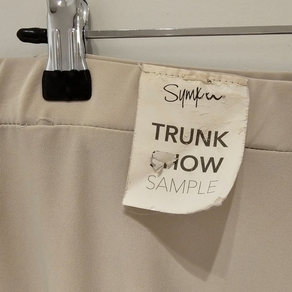 Sympli Stretch Jersey Skirt 10 Stone - Picture 5 of 10